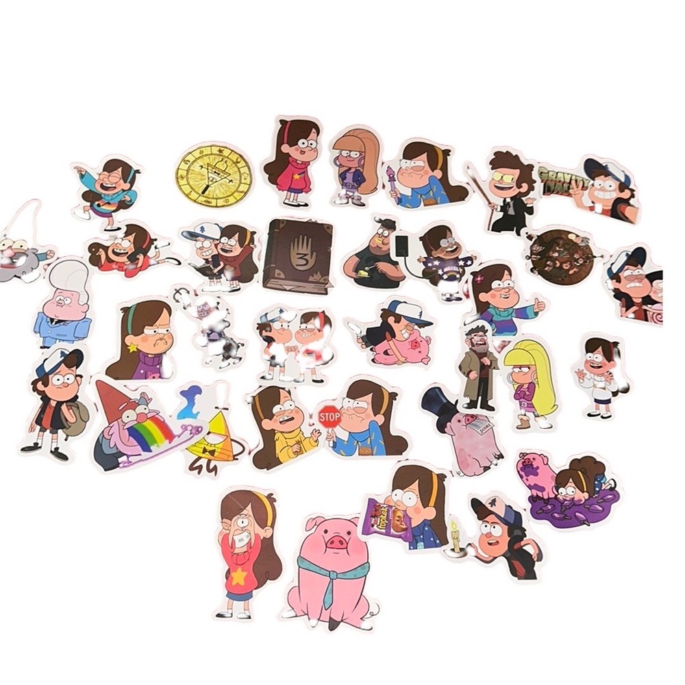 Gravity Falls stickers 30+ stickers from Disney’s show Mabel Dipper waddles